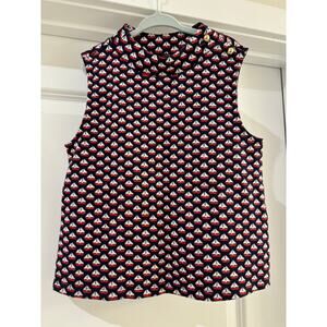 Janie and Jack Sailboat Navy Tank Size 10 EUC